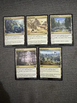 MTG Marvel Super Heroes Magic the Gathering Thriving Land Set - Image 1