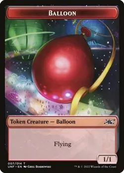 Balloon Token - 007/014 - Token - Unfinity UNF MTG - Image 1