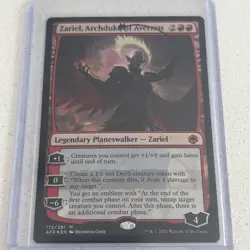 1x MTG Zariel, Archduke of Avernus - Adventures in the Forgotten Realms AFR FOIL - Image 1