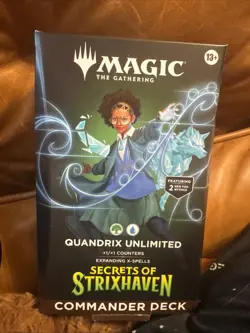 Magic the Gathering - Secrets of Strixhaven Commander Deck - Quandrix Unlimited - Image 1