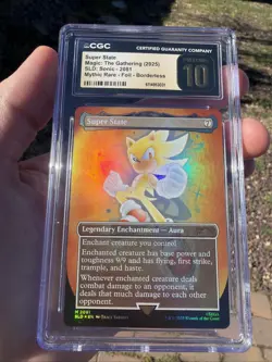 MTG Super State Foil SLD Sonic Friends & Foes Borderless CGC 10 Pristine 🔥 - Image 1