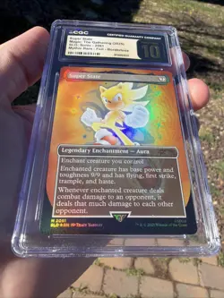 MTG Super State Foil SLD Sonic Friends & Foes Borderless CGC 10 Pristine 🔥 - Image 2