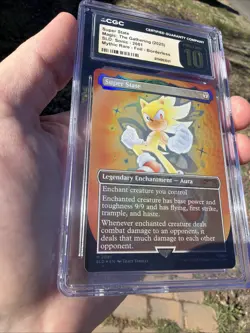 MTG Super State Foil SLD Sonic Friends & Foes Borderless CGC 10 Pristine 🔥 - Image 5