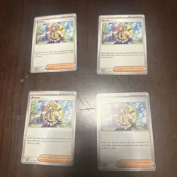 [4x Playset] Arven 166/198 Sv01: Scarlet & Violet Base Set - Pokemon TCG - Image 1