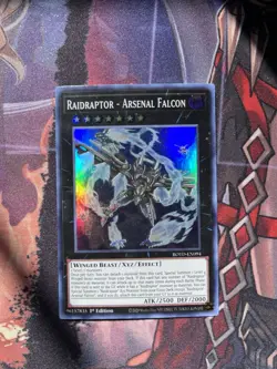 Raidraptor Arsenal Falcon ROTD-EN094 Rise of the Duelist 1st Edition Super LP - Image 1