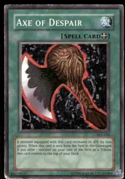 Axe of Despair SYE-035 Starter Deck: Yugi Evolution Yu-Gi-Oh Unlimited MP - Image 1