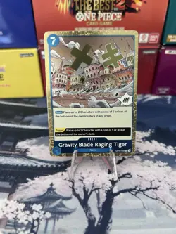 One Piece TCG - Gravity Blade Raging Tiger OP06-058 - Englisch- Near Mint - Image 1