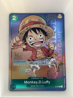 Monkey.D.Luffy (037) (1st Anniversary Tournament) P-037 One Piece NM - Image 1