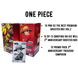 One Piece TCG 2 Box Set OP-13 3rd Anniversary + PRB-02 The Best Premium Booster - Image 2