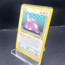 Pokemon TCG Ditto Fossil Holo Card 3/62 MP Condition - Image 3
