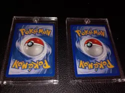 Pokemon Moltres Holo Fossil 12/62 Italian & Ditto Base Set Spanish 3/62 Lot - Image 4