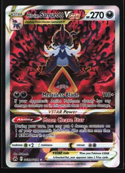 Pokemon Hisuian Samurott VSTAR GG52 Crown Zenith Ultra Rare Full Art Holo NM - Image 1