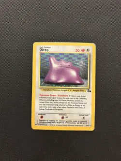 Ditto 3/62 | Base Set Fossil | Holo Pokemon Card HP - Image 1