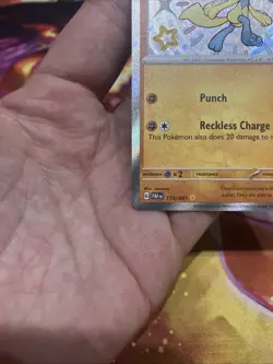 RIOLU - Baby Shiny Holo Rare 173/091 PALDEAN FATES POKEMON CARD - NM - Image 4