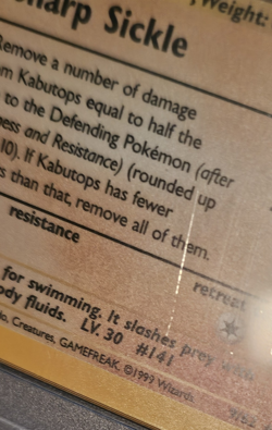 Pokemon 1999 Fossil Kabutops Holo 1st Edition 9/62 PSA 6 Graded - Image 3
