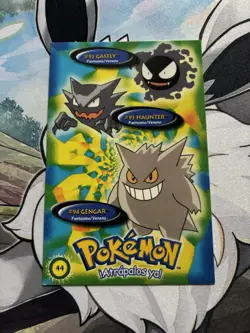 Pokemon Gastly, Haunter & Gengar Peru Exclusive Postcard - Image 1