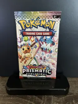 Pokemon TCG Scarlet & Violet Prismatic Evolutions Booster Pack Sealed - Image 1