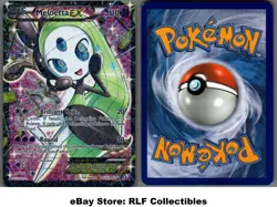 2013 Pokemon, Legendary Treasures, #RC25/RC25 Meloetta EX, Full Art Ultra Rare - Image 1