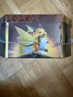 1 Sealed Pokemon TCG 2019 Hidden Fates Collector's Tin: Featuring Raichu GX - Image 5