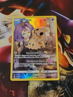 Mimikyu 245/236 Alt Art Secret Rare Pokemon Sun & Moon Cosmic Eclipse - Image 1