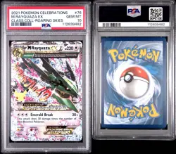 PSA 10 Gem Mint Pokemon Celebrations M Rayquaza EX 76/108 Classic Collection - Image 3