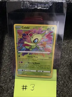 Pokemon 2020 Celebi 009/185 Vivid Voltage Amazing Rare Holo Near Mint Condition - Image 1