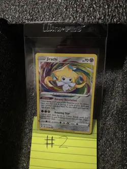 Jirachi Swsh04: Vivid Voltage Amazing Rare Holo 119/185 English 2020 - Image 1