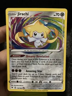 Jirachi Swsh04: Vivid Voltage Amazing Rare Holo 119/185 English 2020 - Image 2