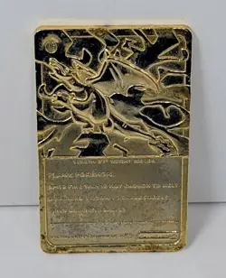 Charizard Pokemon 23K Gold Plated Trading Card 1999 Burger King w Pokeball & COA - Image 5