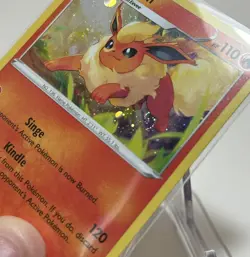Flareon SWSH041 with Swirl - Black Star Promo - Holo Promo Pokemon Card - Image 3