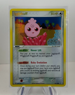 Igglybuff 21/100 - EX Crystal Guardians - Rare Stamped Holo LP Pokemon Card - Image 1