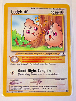 Igglybuff (Neo Discovery BLACK STAR Promo #36) POKEMON - Image 1