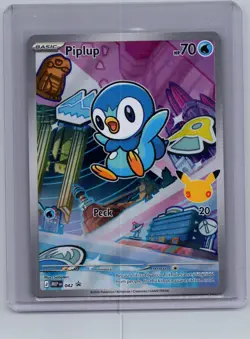 PIPLUP 042 HOLO P ME: MEGA EVOLUTION PROMO POKEMON NM/M - Image 1