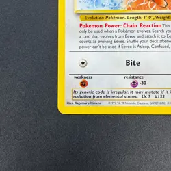 [No Import Duty (US)] Eevee 11 JR Stamp Rally Promo 2000 Pokemon Card - Image 5