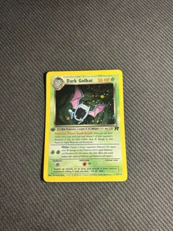 Pokemon TCG Dark Golbat 7/82 Team Rocket Holo NM - Image 3