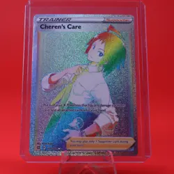 2022 Pokemon TCG Brilliant Stars Hyper Rare 177/172 Cheren's Care - Image 1
