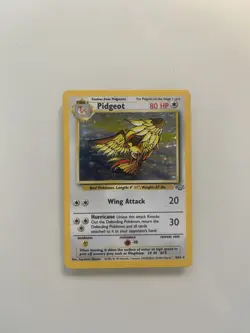 Pokemon TCG Pidgeot Jungle 8/64 Holo Unlimited Holo Rare - Image 1