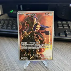 Pokemon Zamazenta 201/182 Sv10: Destined Rivals Holo - Image 1