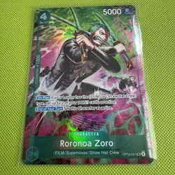 One Piece OP15 Roronoa Zoro OP13-037 TR Foil - (Treasure Rare) English Fresh - Image 4