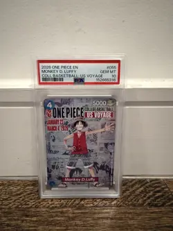2026 ONE PIECE PROMOS COLLEGE BASKETBALL : US VOYAGE MONKEY D. LUFFY - Image 1
