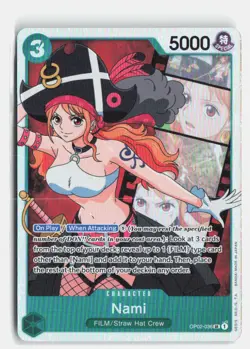 Nami OP02-036 Super Rare Paramount War One Piece Foil Near Mint - Image 1
