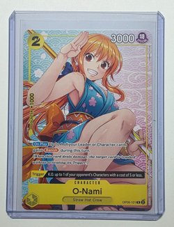 One Piece O-Nami (Welcome Pack Vol. 2) OP06-101 R Nami Promotion Card NM - Image 1