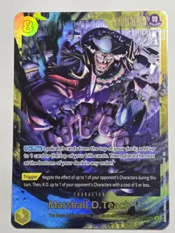 Marshall D. Teach OP16-119 One Piece Secret Rare (SEC) - The Time of Battle - Image 1