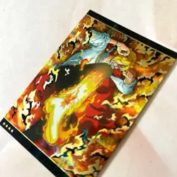 One Piece Wafers Sanji 4 NO.9 Secret Rare Trading Card Used - Image 1