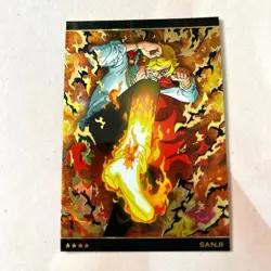 One Piece Wafers Sanji 4 NO.9 Secret Rare Trading Card Used - Image 2