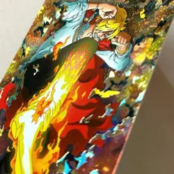 One Piece Wafers Sanji 4 NO.9 Secret Rare Trading Card Used - Image 5