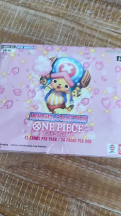 One Piece MEMORIAL COLLECTION EB-01 English EXTRA BOOSTER Factory Seal - Image 2