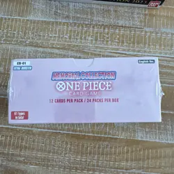 One Piece MEMORIAL COLLECTION EB-01 English EXTRA BOOSTER Factory Seal - Image 5