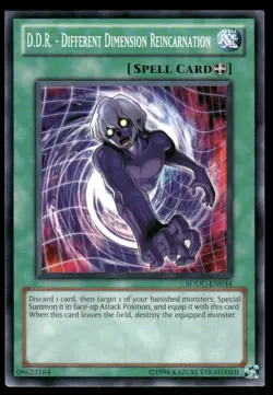 Yu-Gi-Oh! TCG D.D.R. - Different Dimension Reincarnation SDDC-EN034 - Image 1