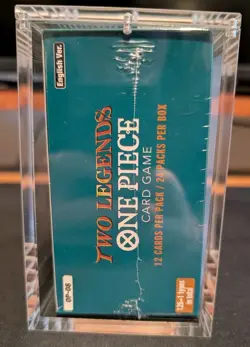 One Piece OP-08 English Two Legends Booster Box - Sealed w/ Acrylic Case - Image 3